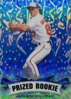 2023 Leaf Special Release Metal Prized Rookie #PR39 Jackson Holliday Blue Wave Baseball Card