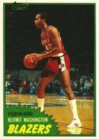 1981 Topps #89 Kermit Washington West Basketball Card