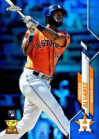 2020 Topps Chrome #200 Yordan Alvarez Blue Refractor Baseball Card