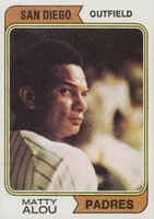 1974 Topps #430 Matty Alou Baseball Card