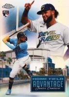 2024 Topps Chrome Update Home Field Advantage #36 Junior Caminero Baseball Card