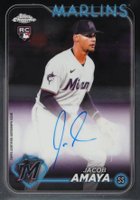 2024 Topps Chrome Rookie Autographs #RAJAM Jacob Amaya Baseball Card