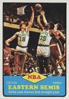 1973 Topps #63 NBA Eastern Semi-Finals (Celtics/Hawks) Basketball Card