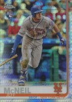 2019 Topps Chrome #152 Jeff McNeil Prism Refractor Baseball Card