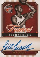 2009 Panini Hall of Fame Famed Signatures #BR Bill Russell Basketball Card