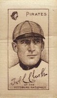 1910 White Silks # Fred Clarke Baseball Card