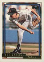 1992 Topps Gold #235 Jack Morris Baseball Card