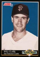 1991 Score #871 Will Clark Baseball Card