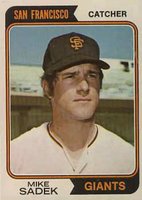 1974 Topps #577 Mike Sadek Baseball Card