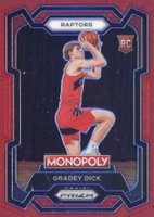 2023 Panini Prizm Monopoly #84 Gradey Dick Red Basketball Card