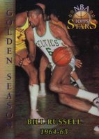 1996 Topps NBA Stars #90 Bill Russell Finest-Refractor Basketball Card