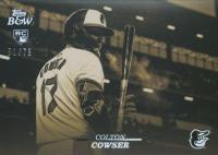 2024 Topps Black and White #93 Colton Cowser Yellow Baseball Card