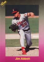 1989 Classic Travel Update 2 (Purple) #151 Jim Abbott Baseball Card