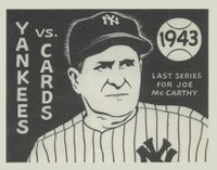1967 Laughlin World Series #40 1943- Yankees Vs. Cardinals Baseball Card