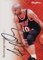 1996 Skybox Premium Autographics # Tim Hardaway Basketball Card
