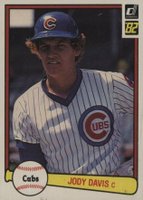 1982 Donruss #225 Jody Davis Baseball Card