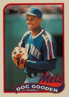 1989 Topps Tiffany #30 Doc Gooden Baseball Card
