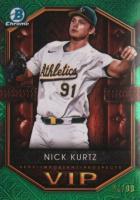 2025 Bowman Mega Box Very Important Prospects #VIP2 Nick Kurtz Green Refractor Baseball Card