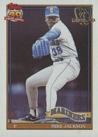 1991 Topps Desert Shield #534 Mike Jackson Baseball Card