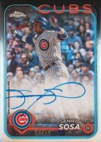 2024 Topps Chrome Chrome Legends Autographs #CLASS Sammy Sosa Baseball Card