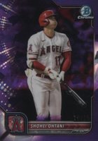 2022 Bowman Chrome Sapphire Edition #71 Shohei Ohtani Purple Baseball Card