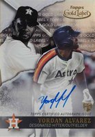 2020 Topps Gold Label Framed Autographs #GLAYA Yordan Alvarez Baseball Card