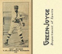 1916 Green-Joyce #131 Hy Myers Baseball Card