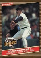 1986 Donruss Highlights #18 Roger Clemens Baseball Card