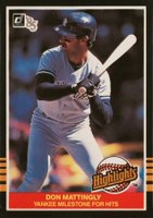 1985 Donruss Highlights #44 Don Mattingly Baseball Card