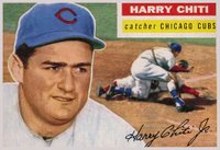 1956 Topps #179 Harry Chiti Gray Back Baseball Card