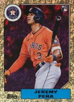 2022 Topps Archives #280 Jeremy Pena Red Hot Foil Baseball Card