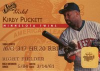 1995 Studio #22 Kirby Puckett Gold Baseball Card