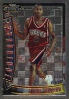 1996 Topps Chrome Youthquake #YQ1 Allen Iverson Basketball Card