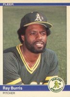 1984 Fleer Update #U-19 Ray Burris Baseball Card