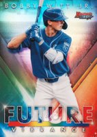 2021 Bowman's Best Future Vibrance #BFV27 Bobby Witt Jr. Baseball Card