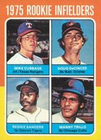 1975 Topps Mini #617 Rookie Infielders Baseball Card