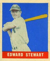 1948 Leaf #104 Edward Stewart Short Print Baseball Card