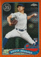 2024 Topps Silver Pack 1989 Chrome Promo #47 Shota Imanaga Series 2-Orange Refractor Baseball Card