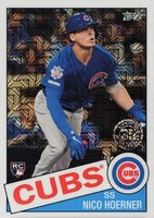 2020 Topps Silver Pack 1985 Chrome Promo #6 Nico Hoerner Baseball Card