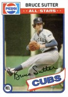 1980 Topps Pepsi-Cola All-Stars #22 Bruce Sutter Baseball Card