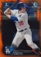 2016 Bowman Draft  #BDC84 Will Smith Chrome-Orange Refractor Baseball Card