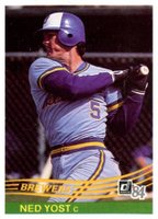1984 Donruss #271 Ned Yost Baseball Card
