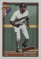 1991 Topps #120 Joe Carter Baseball Card