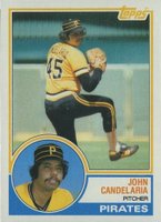 1983 Topps #755 John Candelaria Baseball Card