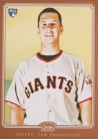 2010 Topps 206 #193 Buster Posey Bronze Baseball Card
