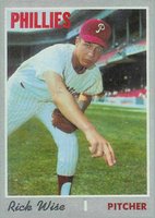 1970 Topps #605 Rick Wise Baseball Card