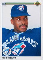 1990 Upper Deck #108 Fred McGriff No Copyright Baseball Card