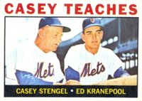 1964 Topps #393 Casey Teaches Baseball Card