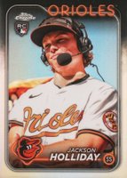 2024 Topps Chrome #88 Jackson Holliday Variation-SP Baseball Card