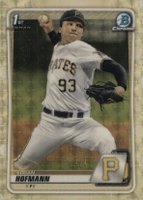 2020 Bowman Draft #BD160 Logan Hofmann Chrome-Superfractor 1/1 Baseball Card
